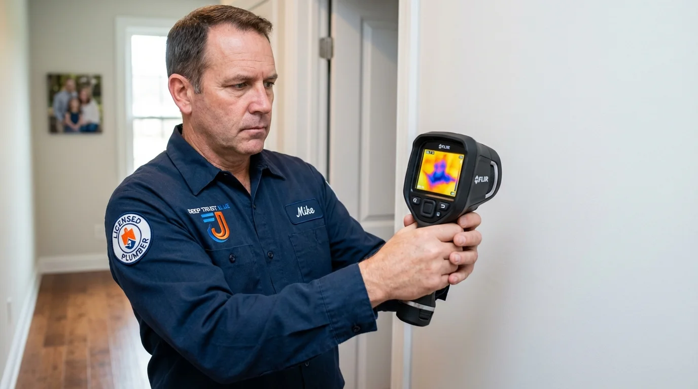 Thermal imaging leak detection by Johns Plumbing LLC in Blue Island